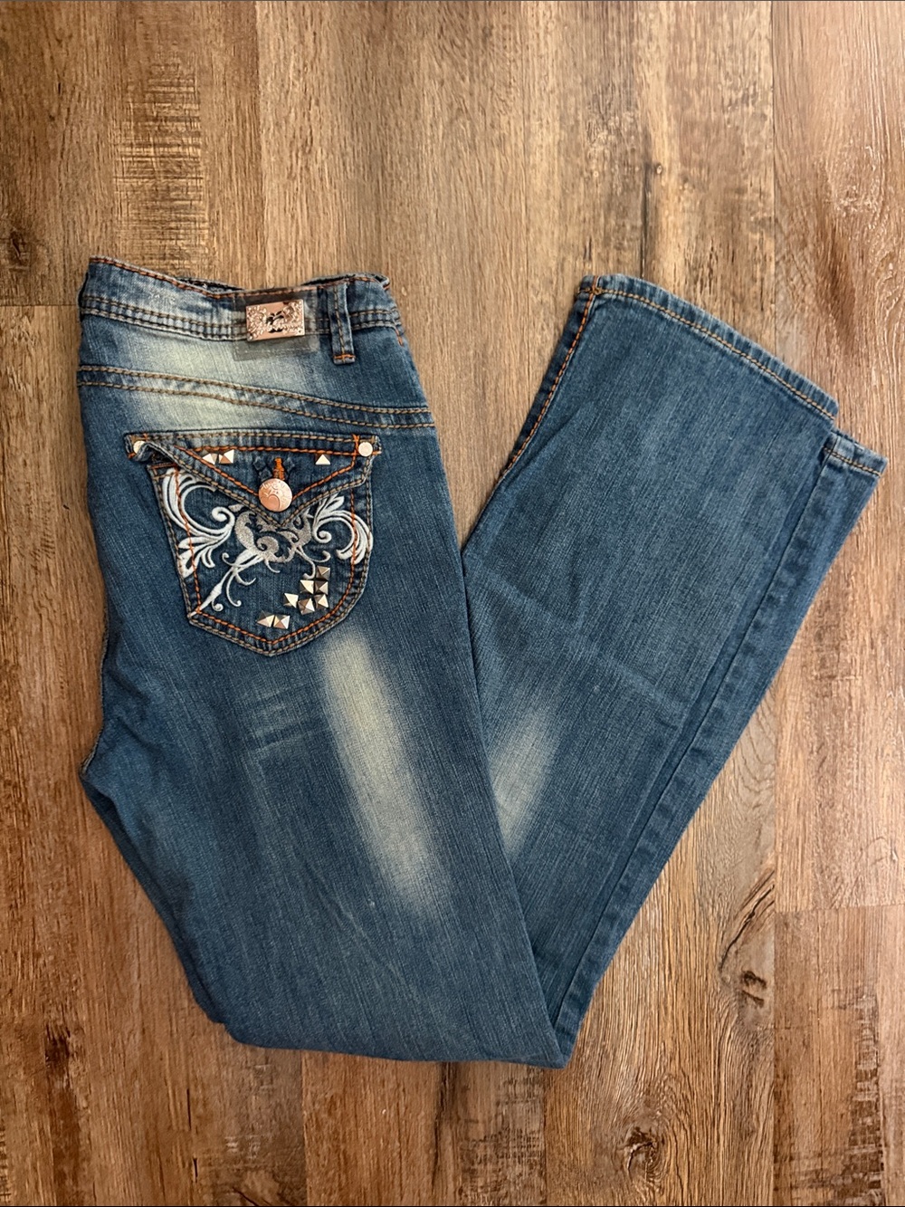 Y2K women’s Apple Bottoms Jeans by Nelly size 11/12